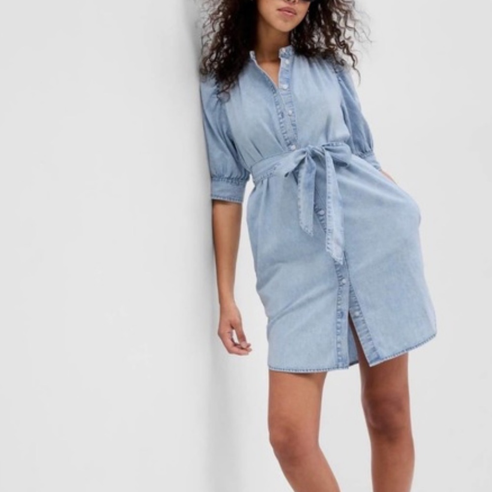 Gap Chambray Shirt Dress NWOT